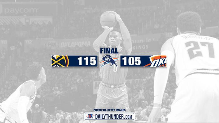 Nuggets Complete Season Sweep, Top Thunder 115-105