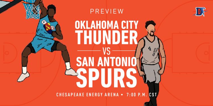Game 54 Live Thread: Thunder (32-21) vs. Spurs (22-31)