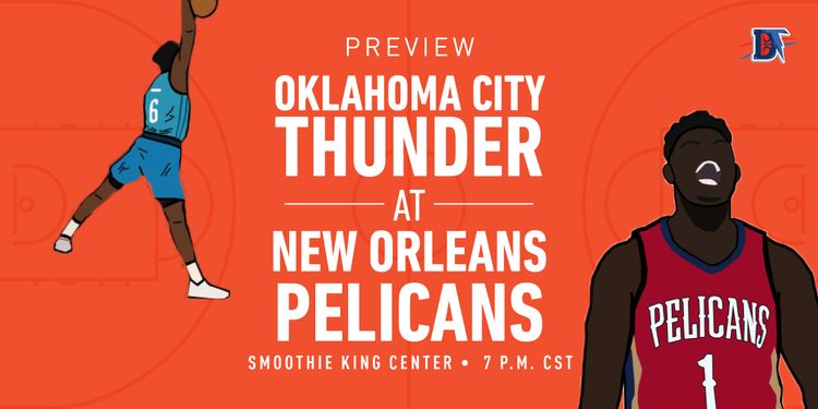 Game 55 Live Thread: Thunder (32-22) @ Pelicans (23-31)