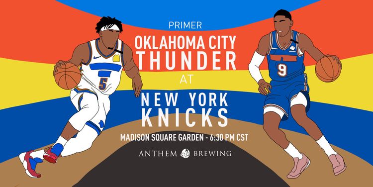 Game 63 Pregame Primer: Thunder (38-24) @ Knicks (19-43)