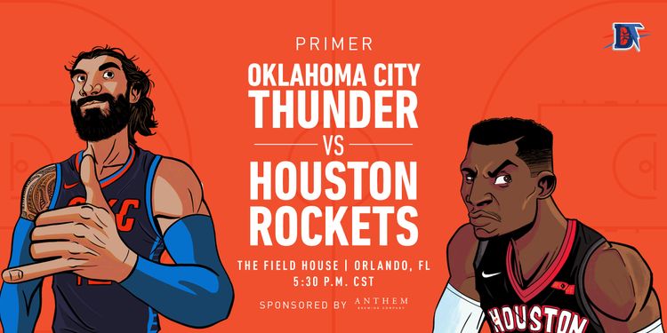 Game 1 Pregame Primer: Thunder @ Rockets (0-0)