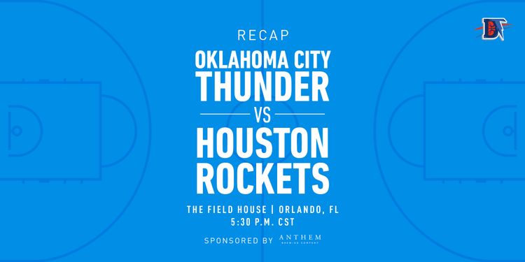 Game 1 Rapid Recap: Rockets def. Thunder (123-108)