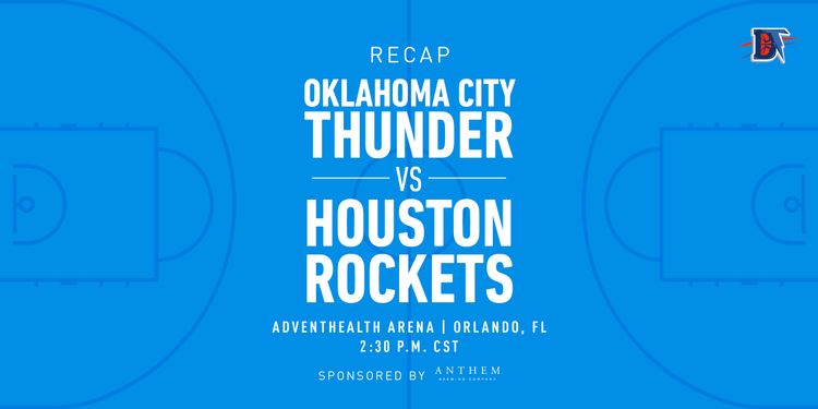 Game 2 Rapid Recap: Rockets def. Thunder 111-98