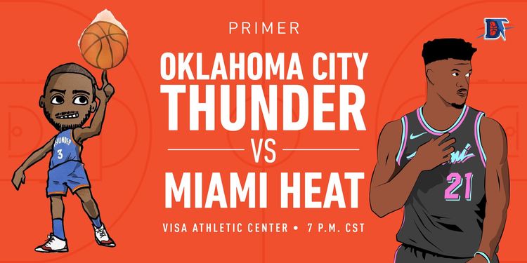 Game 71 Pregame Primer: Thunder (43-27) vs. Heat (44-27)