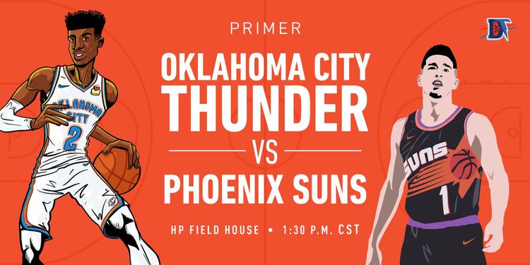 Game 70 Pregame Primer: Thunder (43-26) @ Suns (31-39)