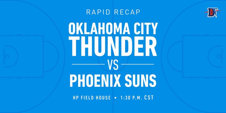 Game 70 Rapid Recap: Suns (32-39) def. Thunder (43-27) 128-101