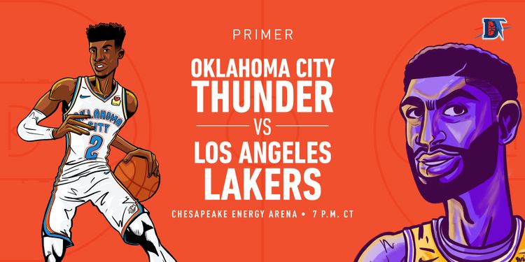 Game 11 Pregame Primer: Thunder (5-5) vs. Lakers (9-3)