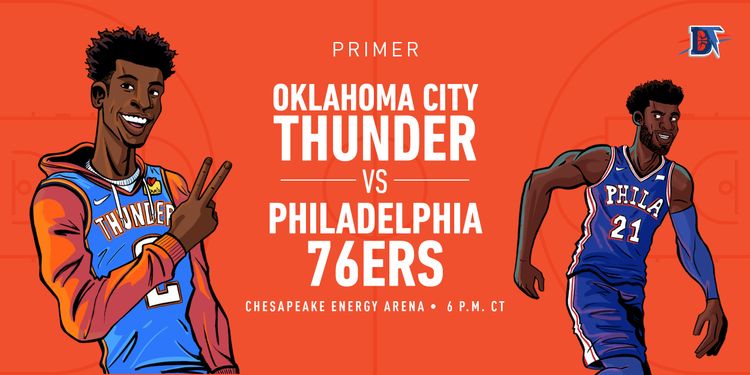 POSTPONED: Thunder (6-6) vs. 76ers (9-5)