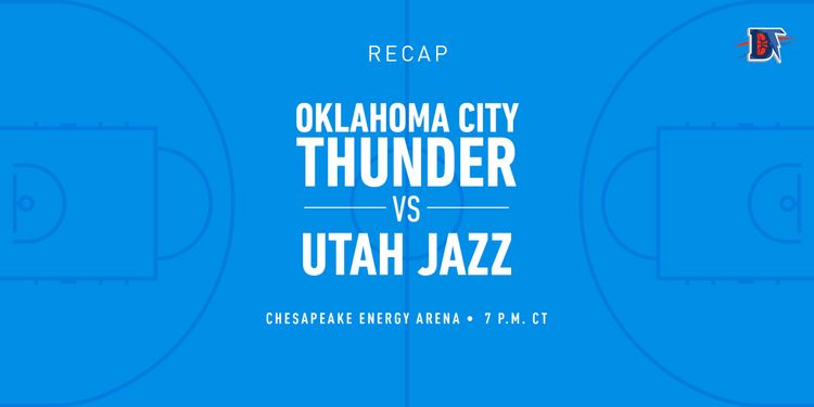 Game 2 Rapid Recap: Jazz (2-1) def. Thunder (1-1) 110-109