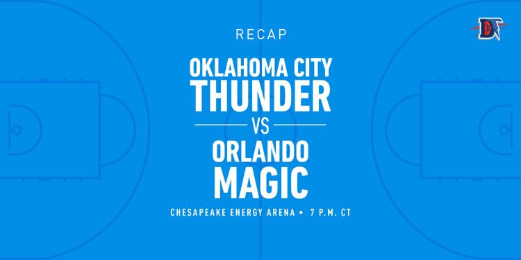 Game 5 Rapid Recap: Thunder (2-3) def. Magic (4-2) 108-99