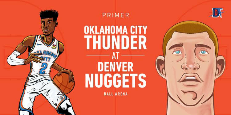 Game 25 Pregame Primer: Thunder (10-14) @ Nuggets (13-11)
