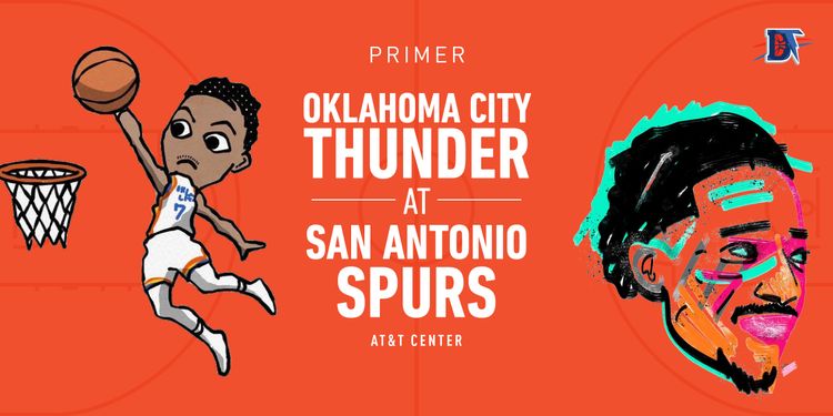Game 36 Pregame Primer: Thunder (14-21) @ Spurs (18-13)