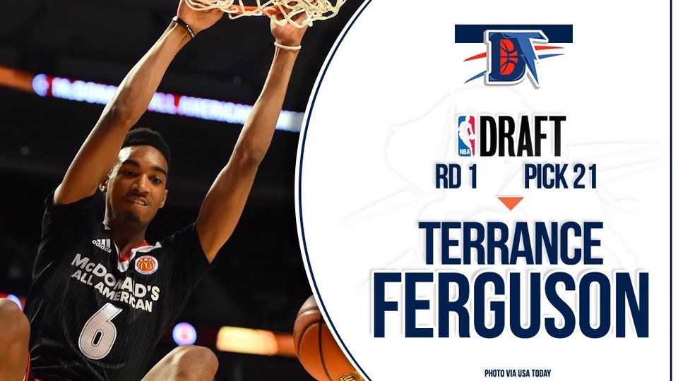 Thunder Select Terrance Ferguson With the 21st Pick
