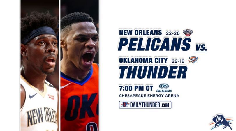 Preview 48 of 82: Pelicans @ Thunder