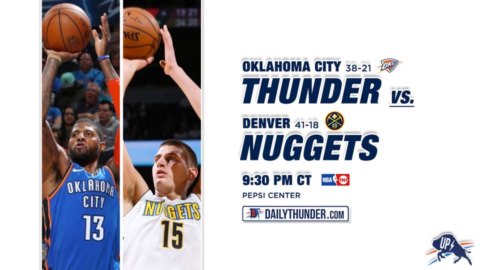 Preview 60 of 82: Thunder @ Nuggets