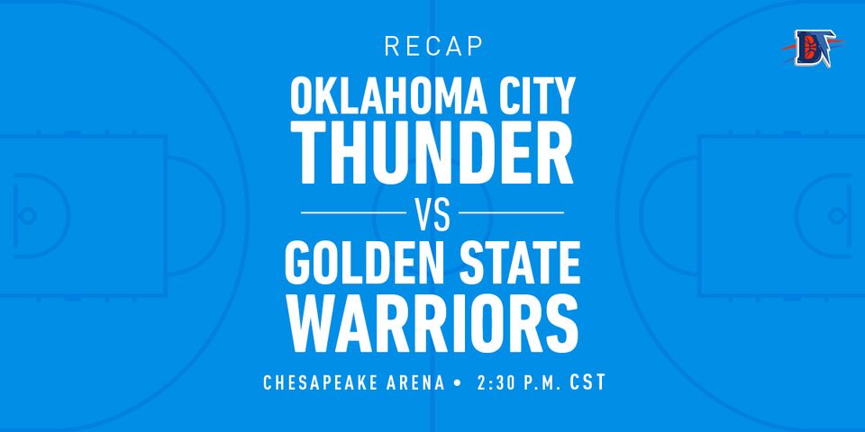 Game 3 Recap: Thunder (1-2) def. Warriors (0-2) 120-92