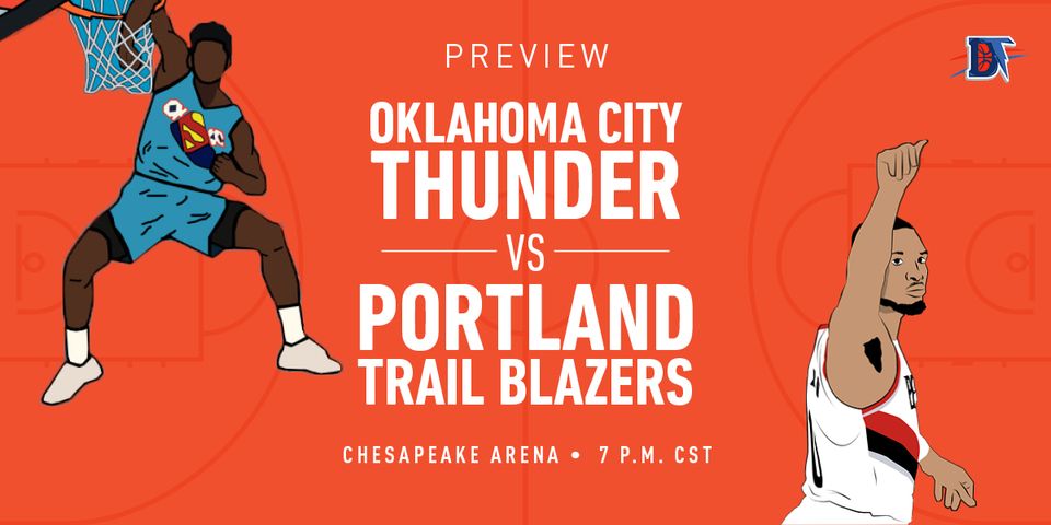 Game 5 Preview: Thunder (1-3) vs. Blazers (2-2)