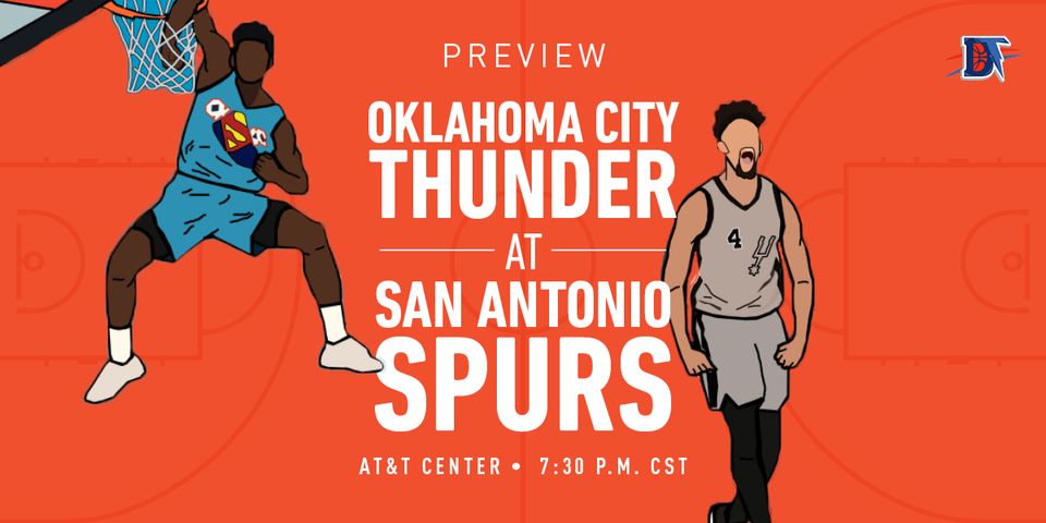 Game 8 Live Thread: Thunder (3-4) @ Spurs (4-3)