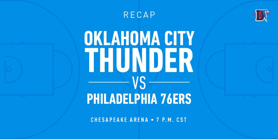 Game 12 Recap: Thunder (5-7) def. 76ers (7-5) 127-119 OT