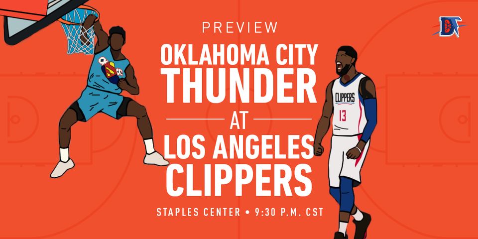 Game 13 Live Thread: Thunder (5-7) @ Clippers (8-5)
