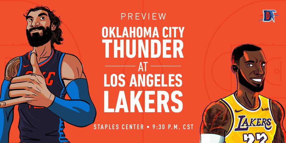 Game 14 Live Thread: Thunder (5-8) @ Lakers (11-2)