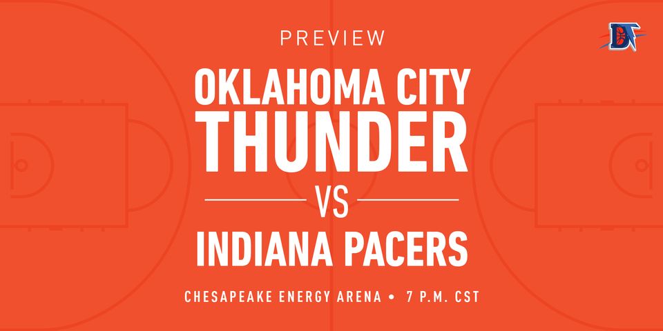 Game 20 Live Thread: Thunder (8-11) vs. Pacers (13-7)