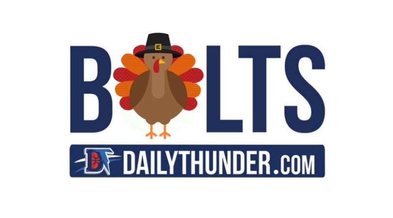 Thanksgiving Bolts: 11.28.19