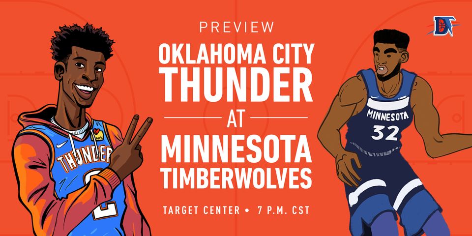 Game 40 Live Thread: Thunder (22-17) @ Timberwolves (15-23)