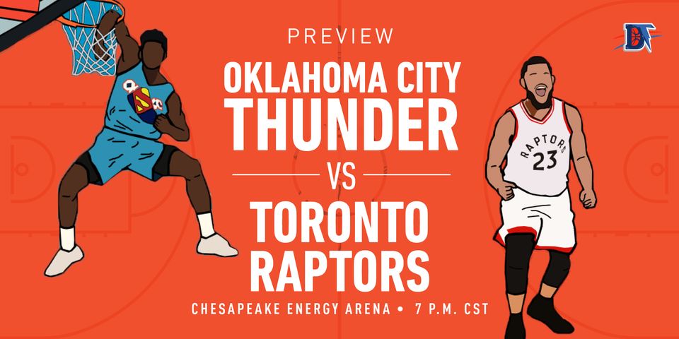 Game 41 Live Thread: Thunder (23-17) vs. Raptors (25-14)