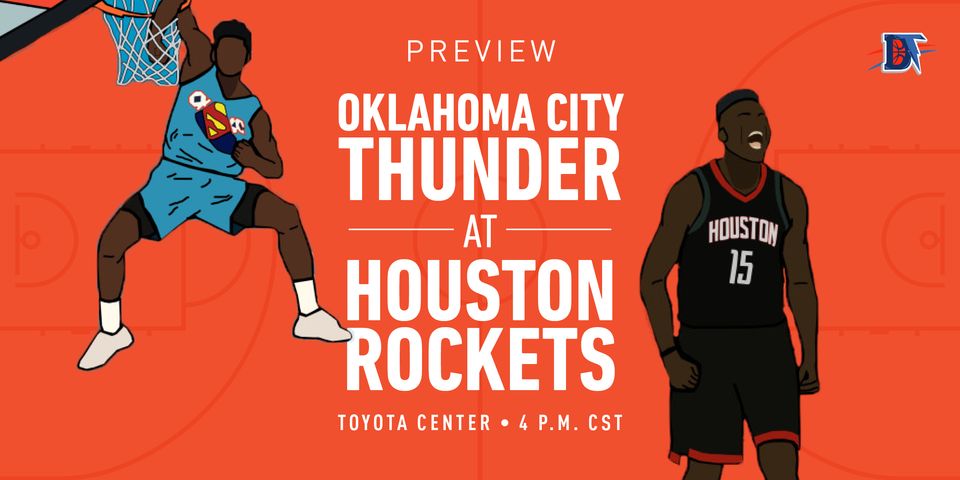 Game 44 Live Thread: Thunder (24-19) @ Rockets (26-15)