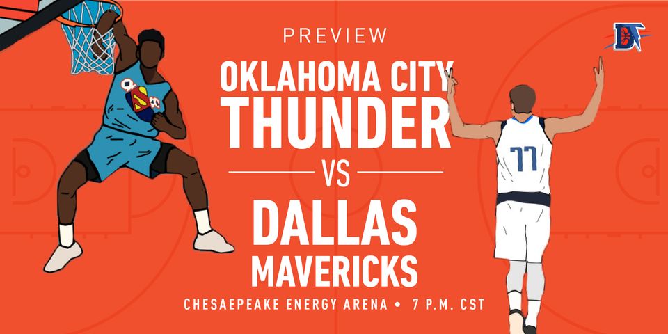 Game 48 Live Thread: Thunder (28-19) vs. Mavericks (28-17)