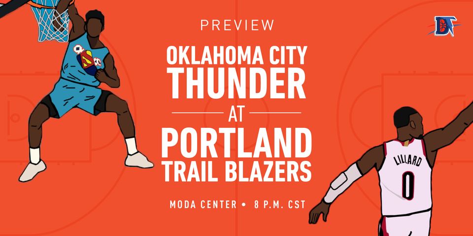 Game 22 Live Thread: Thunder (9-12) @ Blazers (9-14)