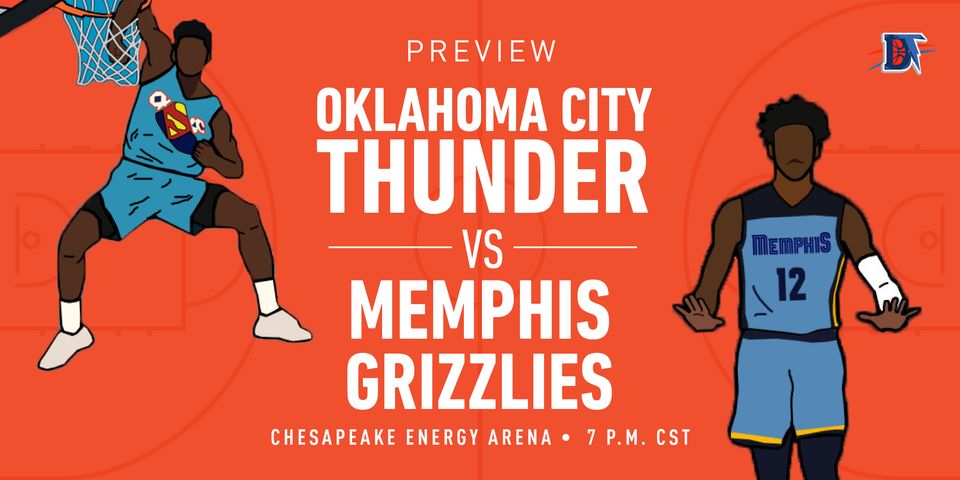 Game 30 Live Thread: Thunder (15-14) vs. Grizzlies (11-20)