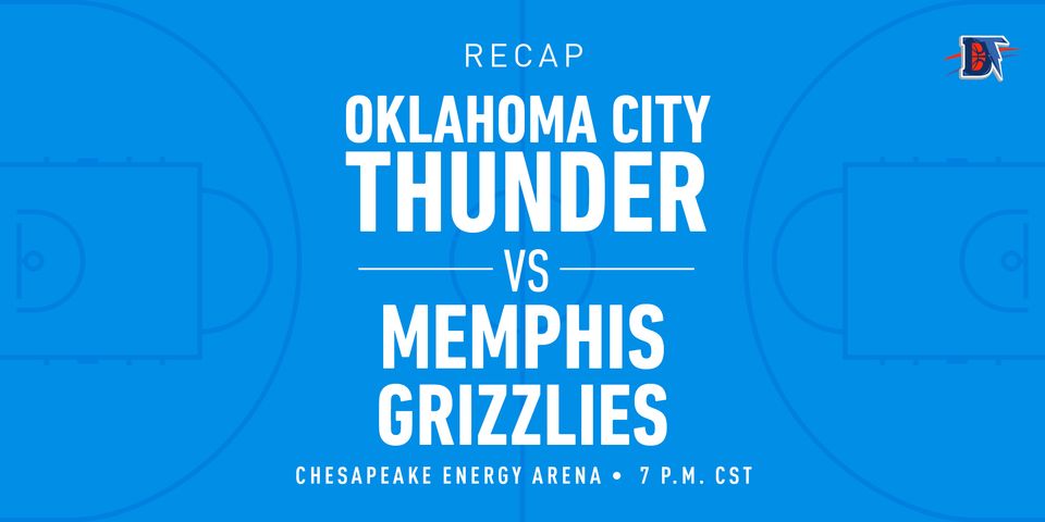 Game 30 Recap: Grizzlies (12-20) def. Thunder (15-15) 110-97