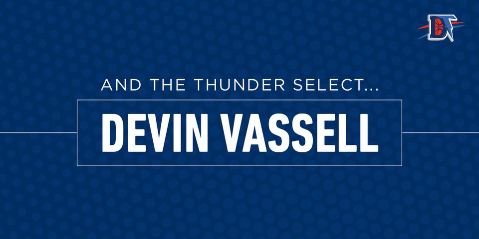 And the Thunder Select: Devin Vassell