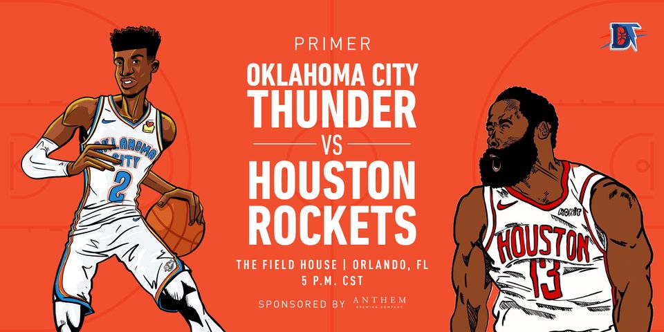 Game 3 Pregame Primer: Thunder vs. Rockets (0-2)