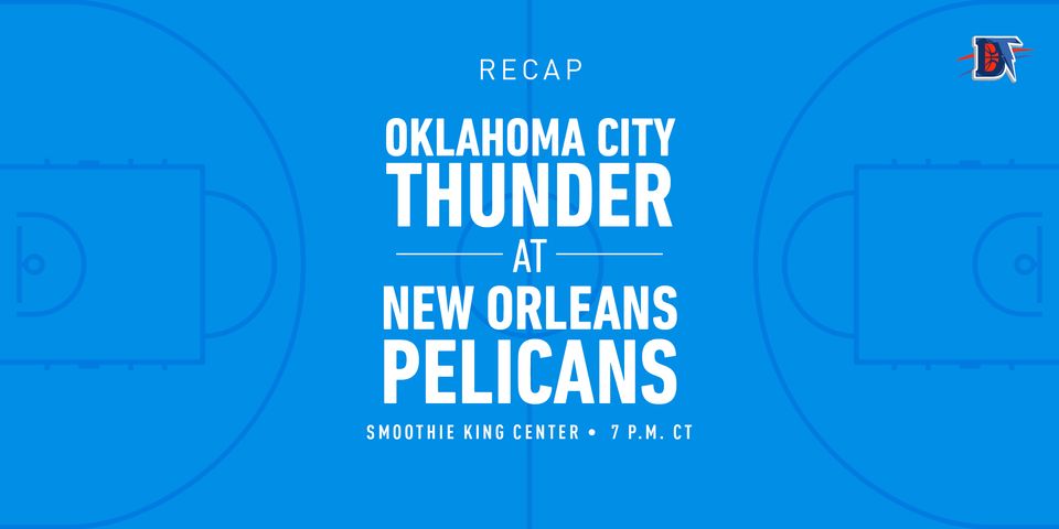 Game 7 Rapid Recap: Thunder (3-4) def. Pelicans (4-4) 111-110