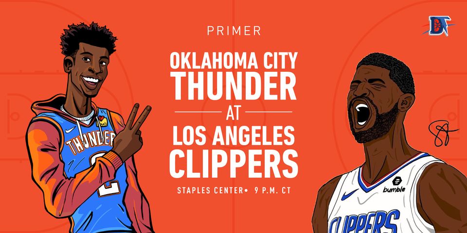 Game 14 Pregame Primer: Thunder (6-7) @ Clippers (11-4)