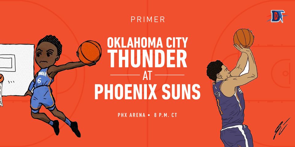 Game 17 Pregame Primer: Thunder (7-9) @ Suns (8-7)
