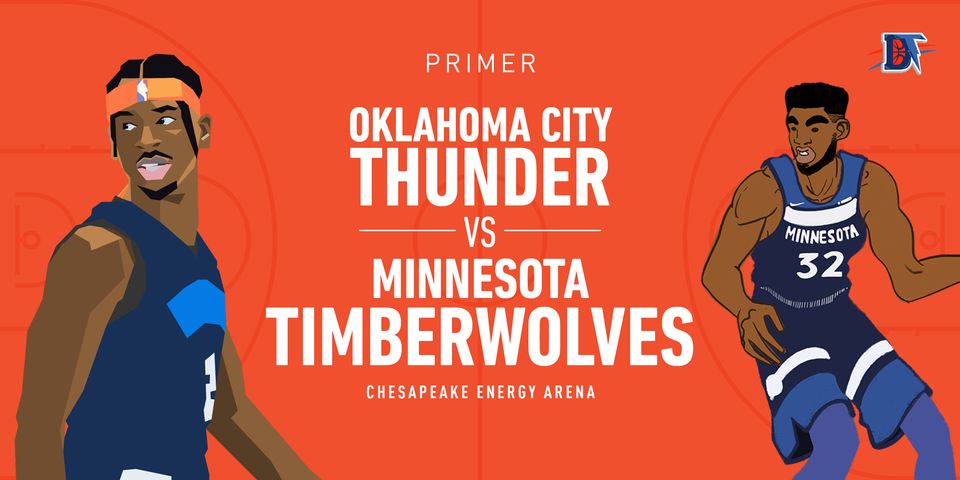 Game 21 Pregame Primer: Thunder (9-11) vs. Wolves (5-16)