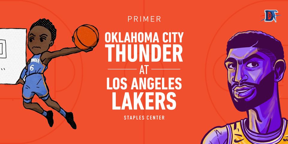 Game 24 Pregame Primer: Thunder (10-13) @ Lakers (19-6)