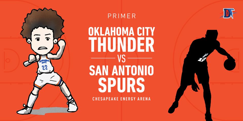 Game 32 Pregame Primer: Thunder (12-19) vs. Spurs (16-11)