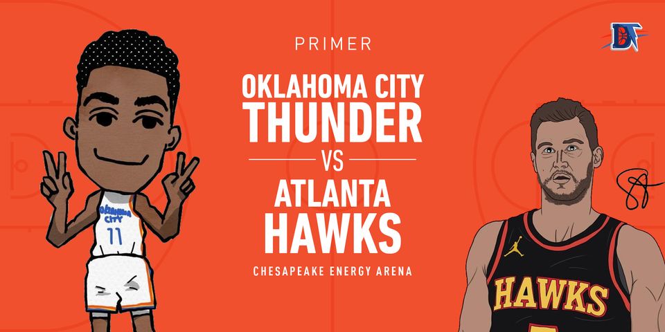 Game 33 Pregame Primer: Thunder (13-19) vs. Hawks (14-18)
