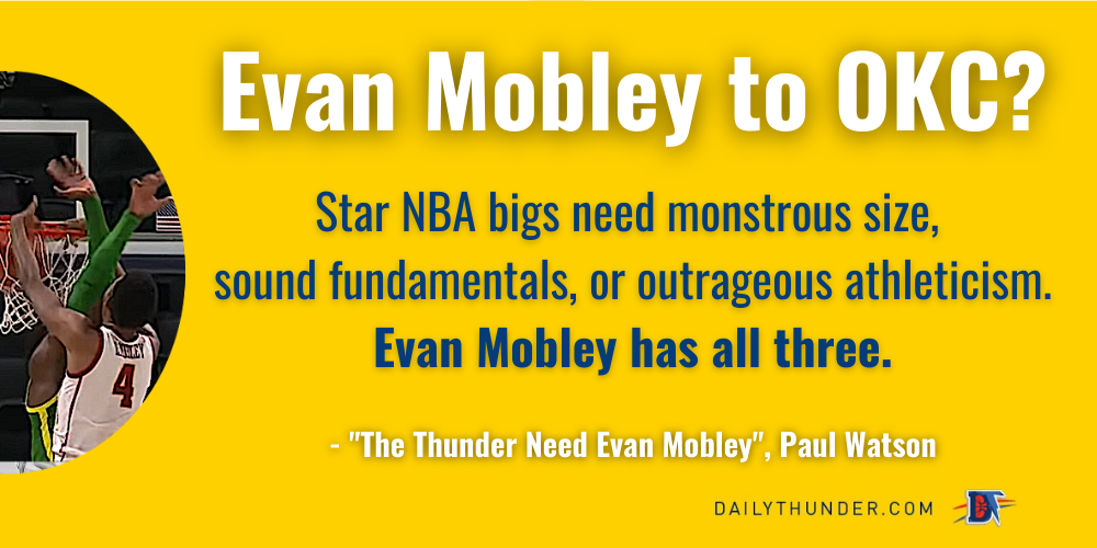 The Thunder Need Evan Mobley