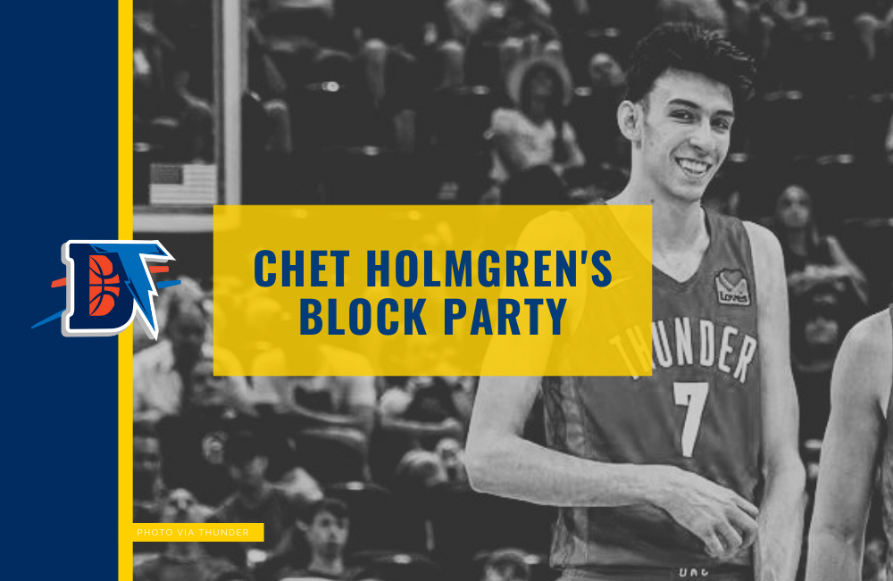 Chet Holmgren’s Block Party