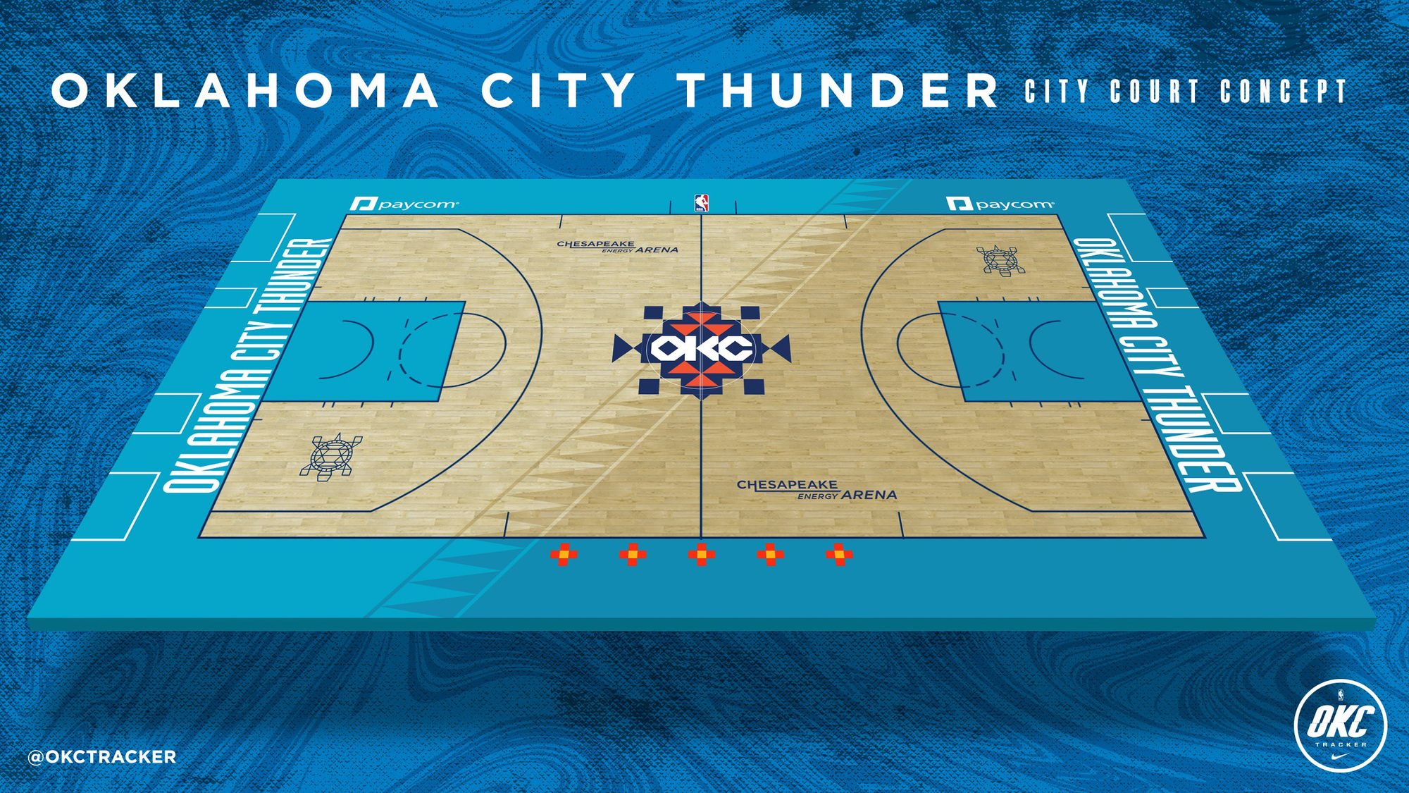 Oklahoma City Thunder Concept Rebrand – Hooped Up